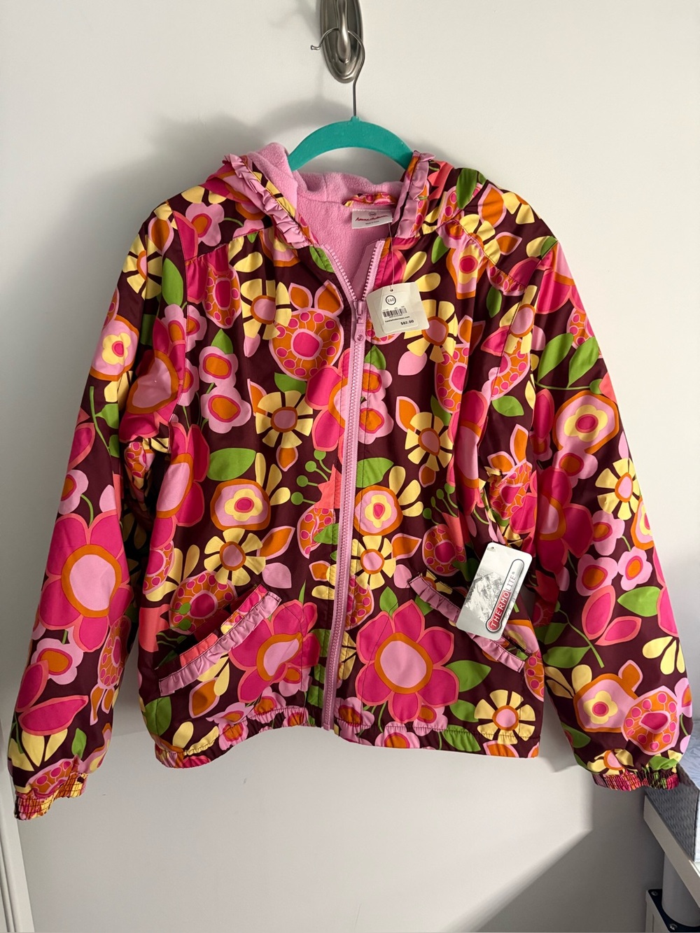 NWT Hanna Andersson Girls 160/14-16 thermolite winter coat